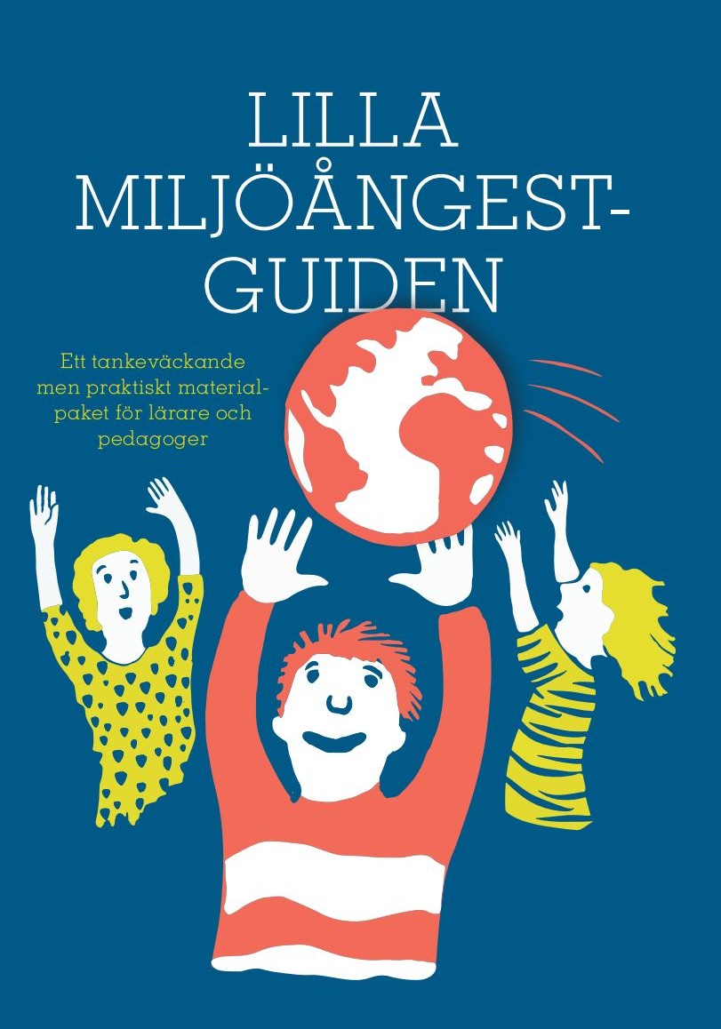 Pärmbildens teckning, som föreställer tre personer som balanserar en jordglob i luften